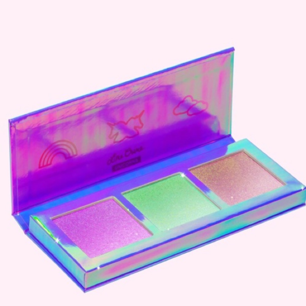 Lime Crime Hi-Lite Unicorn Palette + Free Gift NIB